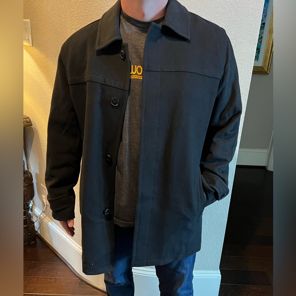 Andre Marc Men’s Wool Peacoat